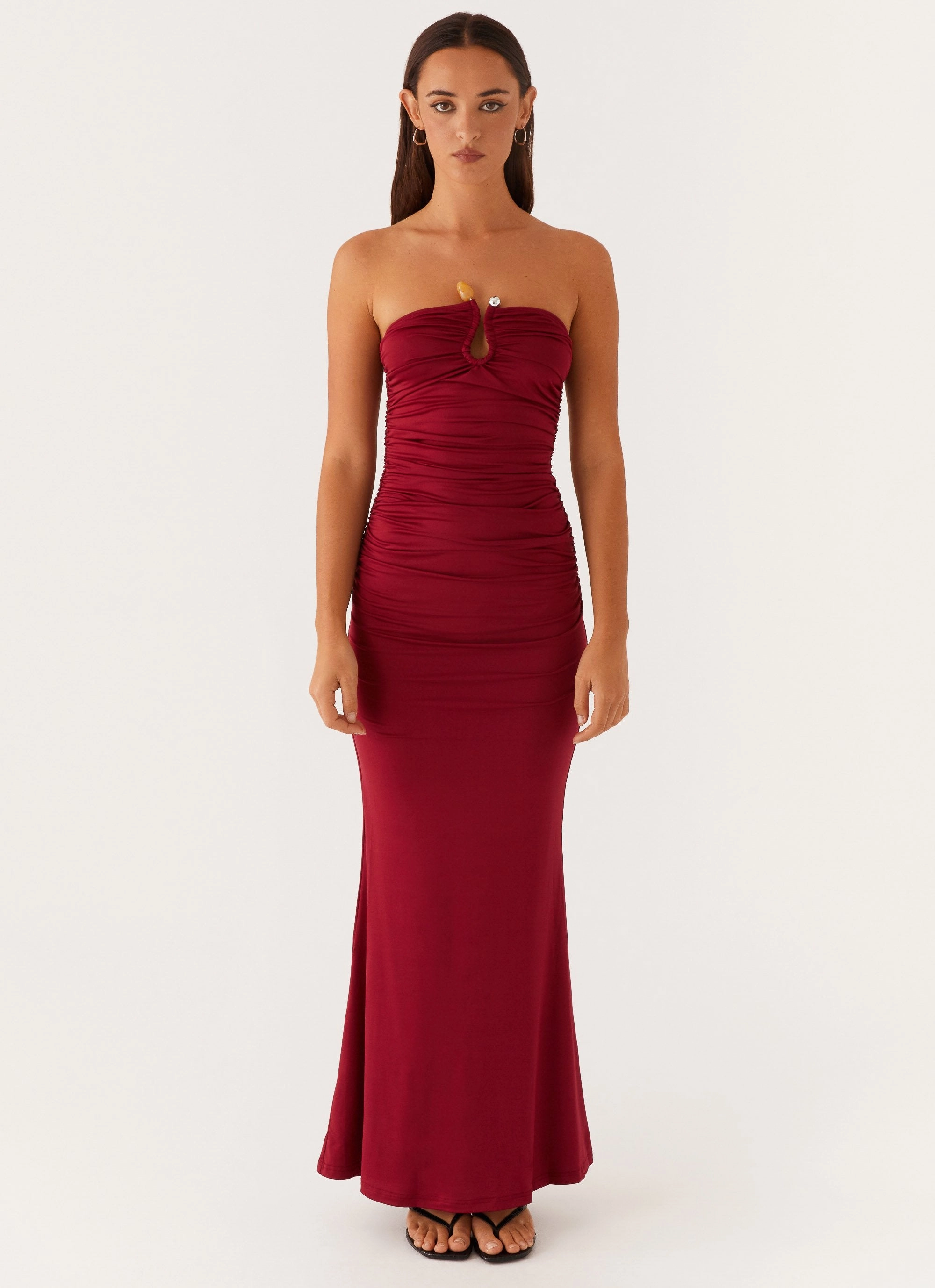Semi Casual Rudy Maxi Dress - Maroon