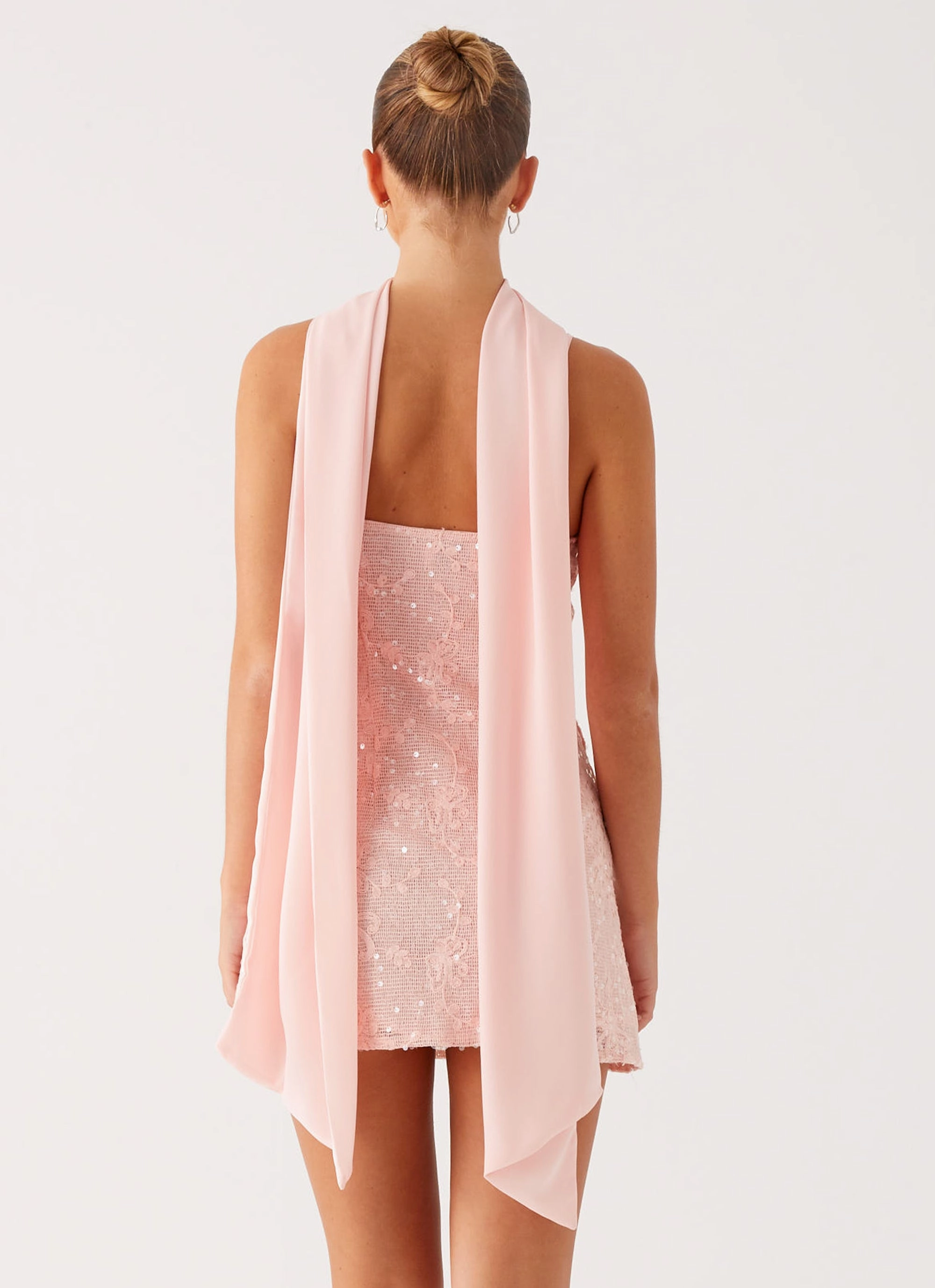 Vision Sequin Mini Dress - Pink All Timewear Weekend Favorite