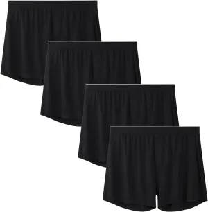VISSAY Men's Boxer 4Pack - Soft Stretch Breathable Underwear with Modal Fabric