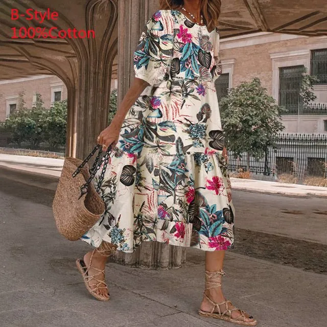 VONDA Baby-Doll Style Befree Ruffle Dress