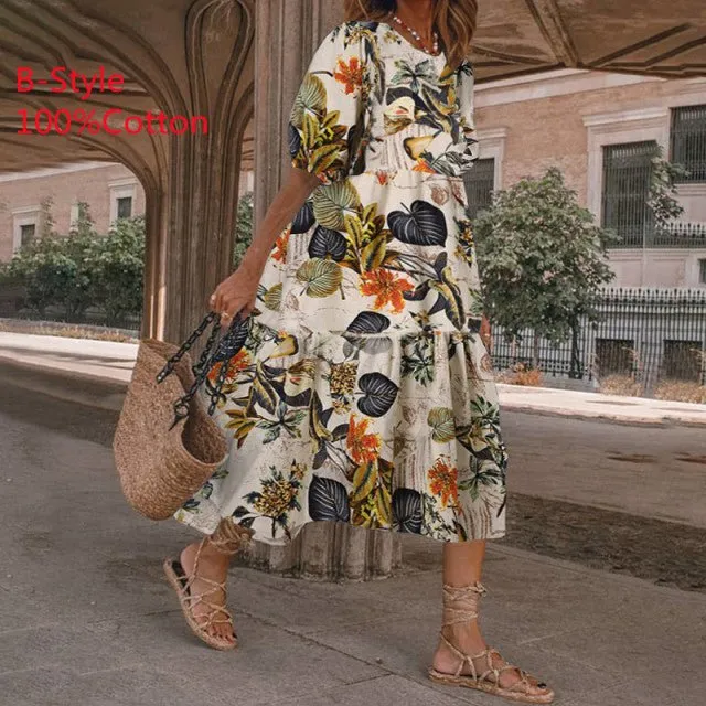 VONDA Baby-Doll Style Befree Ruffle Dress