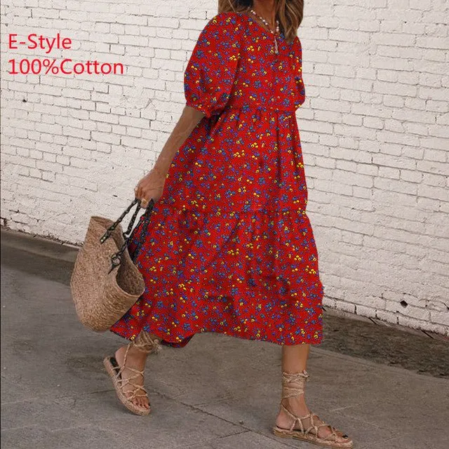 VONDA Baby-Doll Style Befree Ruffle Dress