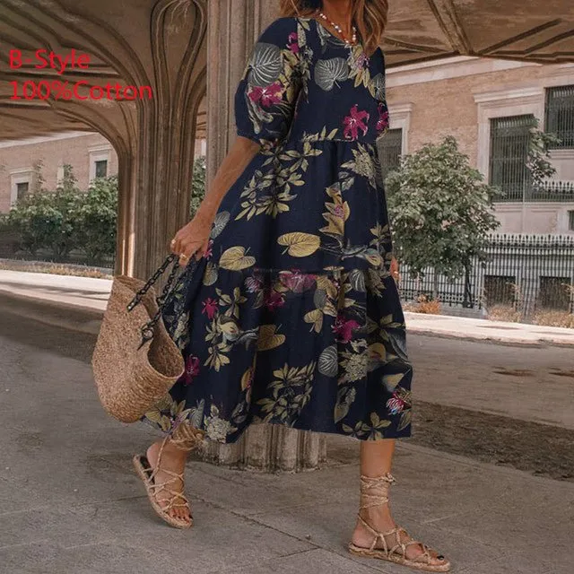 VONDA Baby-Doll Style Befree Ruffle Dress