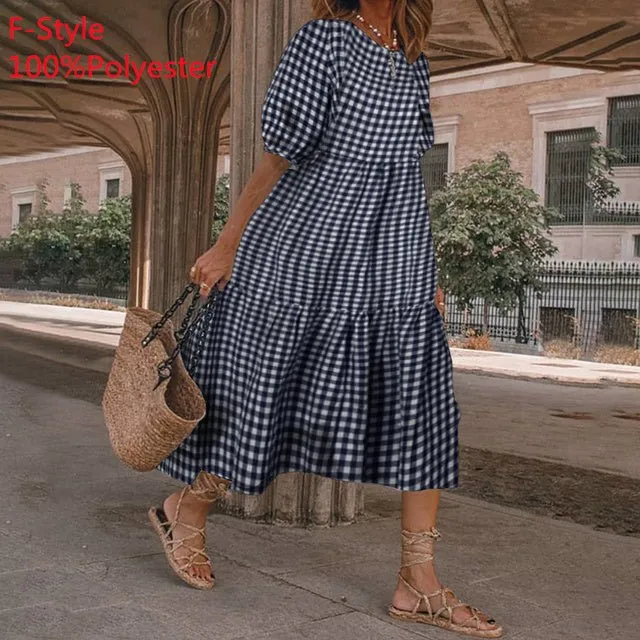 VONDA Baby-Doll Style Befree Ruffle Dress