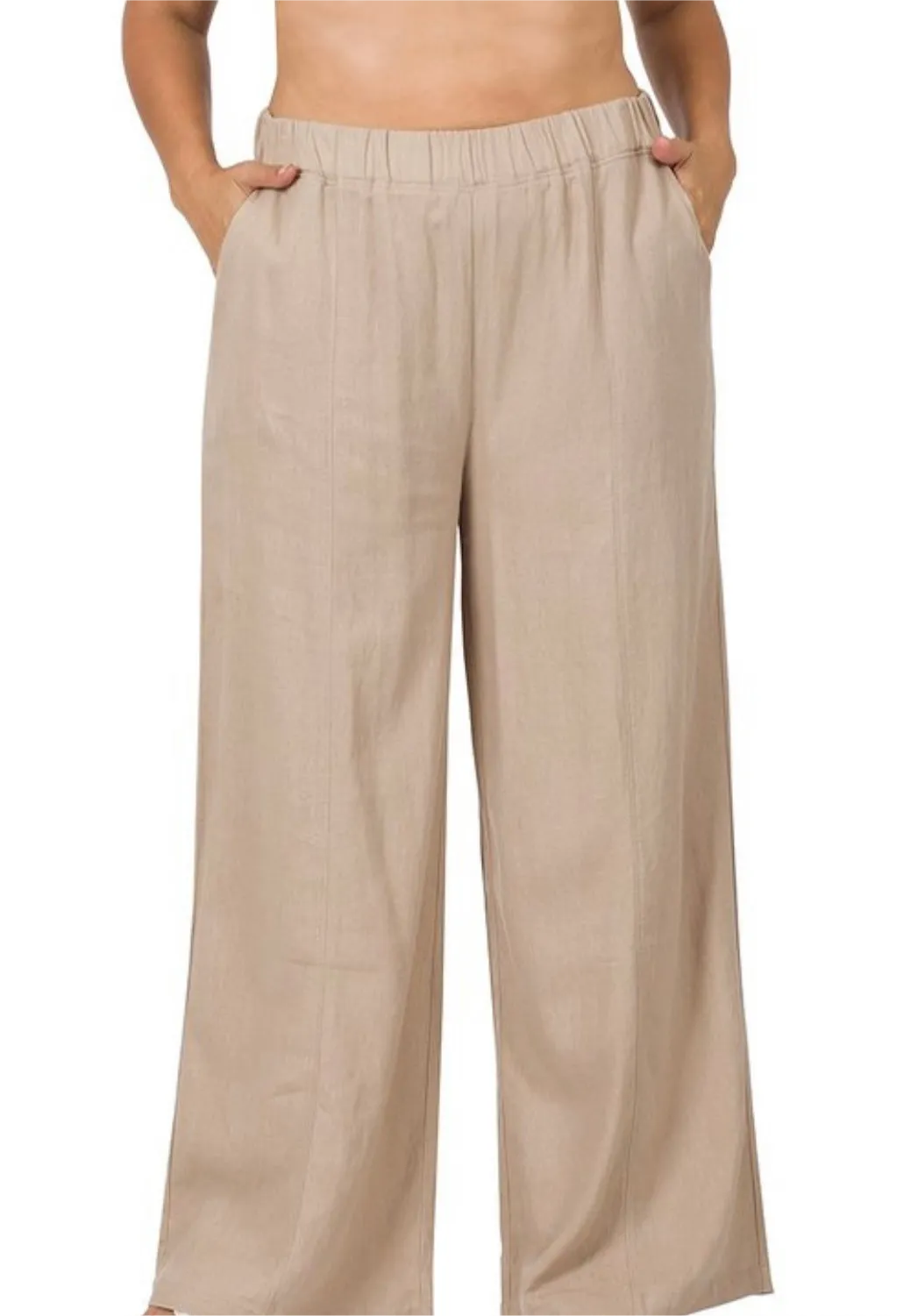 Wanda Wide Leg Pants Plus