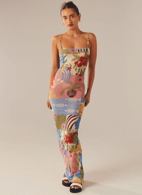 Wanderlust Maxi Dress - Fantasy Muse Euro Ease Mood Edge