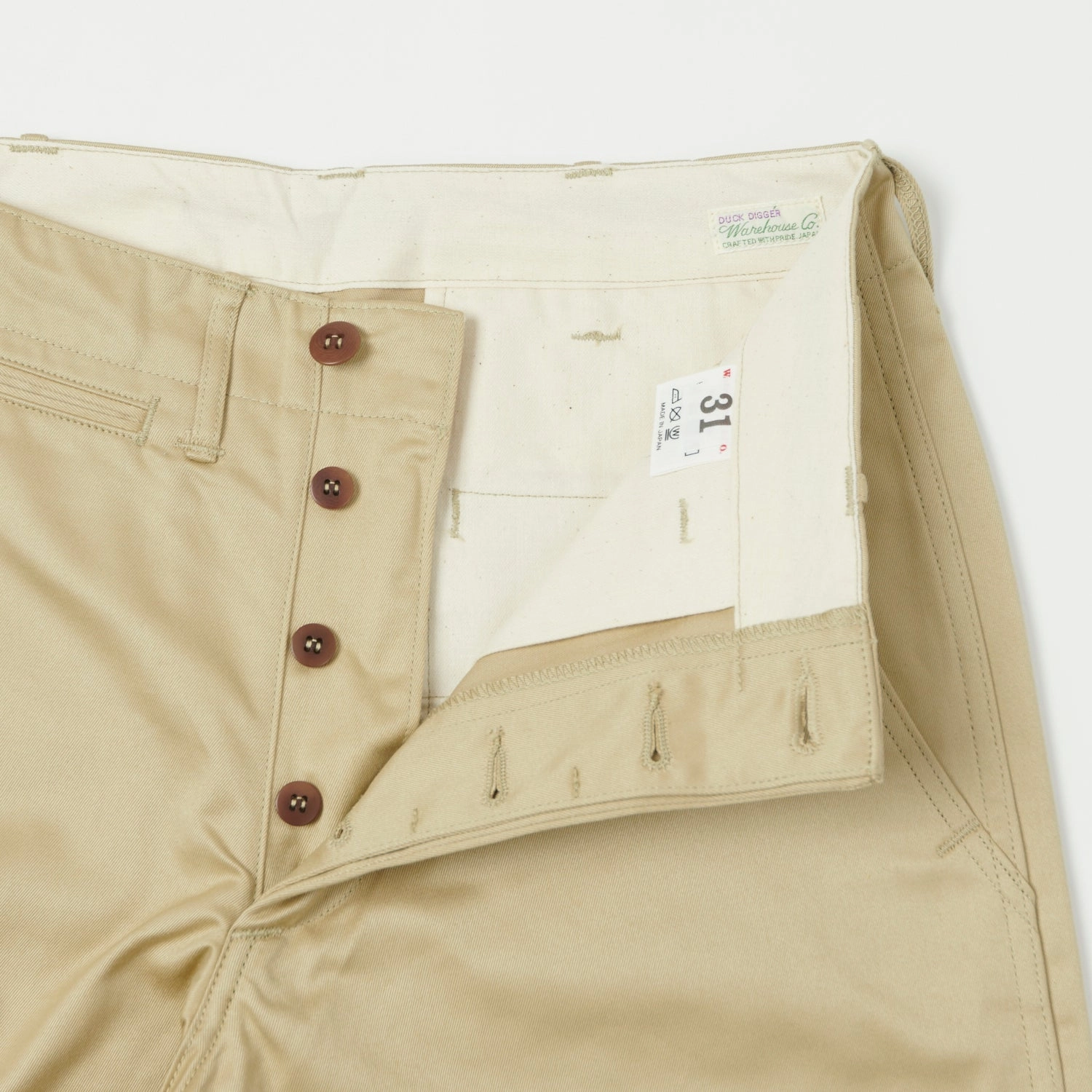Warehouse & Co 1082 Duck Digger Chino - Beige