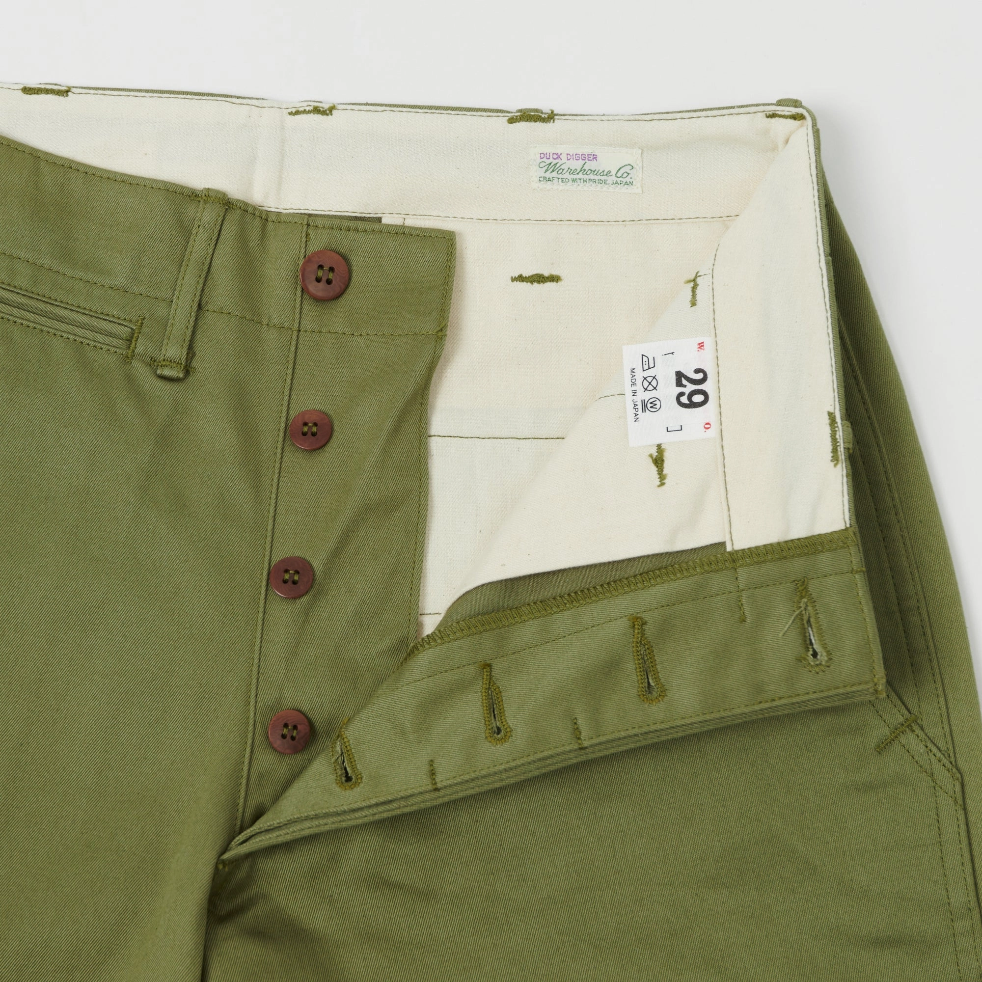 Warehouse & Co 1082 Duck Digger Chino - Green
