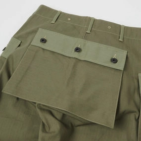 Warehouse & Co 1097 U.S.M.C. Herringbone Twill Monkey Pant - Olive Drab Warehouse & Co 1097 U.S.M.C. Herringbone Twill Monkey Pant - Olive Drab