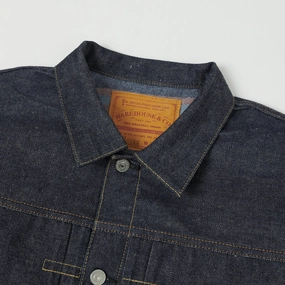 Warehouse & Co 2001XX (2000XX) Blanket Lined Type-I Denim Jacket - Raw
