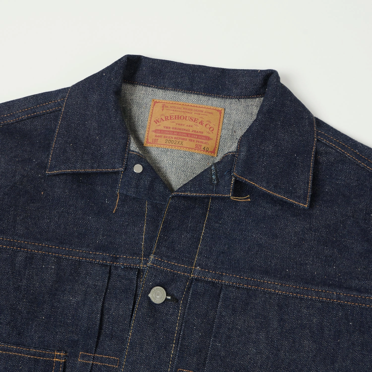 Warehouse & Co 2002XX Early 1960's Type II Denim Jacket - Raw