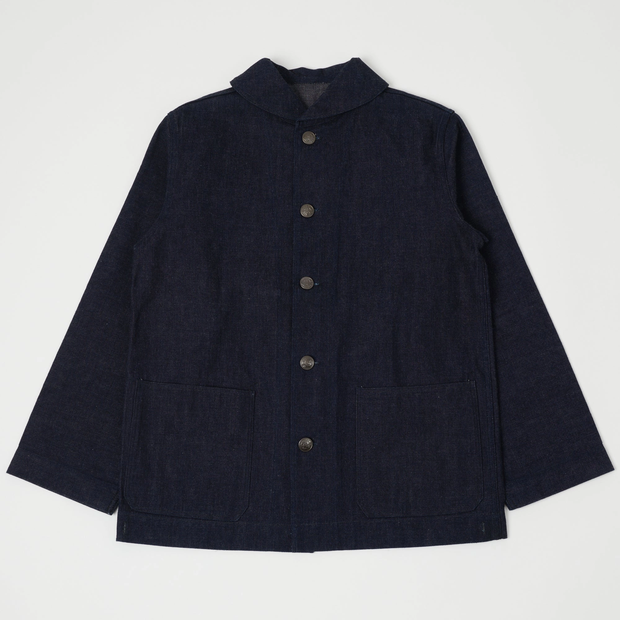 Warehouse & Co 2142 U.S. Navy Denim Deck Jacket - Raw