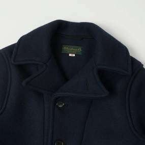 Warehouse & Co 2228 1930'S U.S. Army Wool Mackinaw Coat  -  Dark Navy Warehouse & Co 2228 1930'S U.S. Army Wool Mackinaw Coat  -  Dark Navy