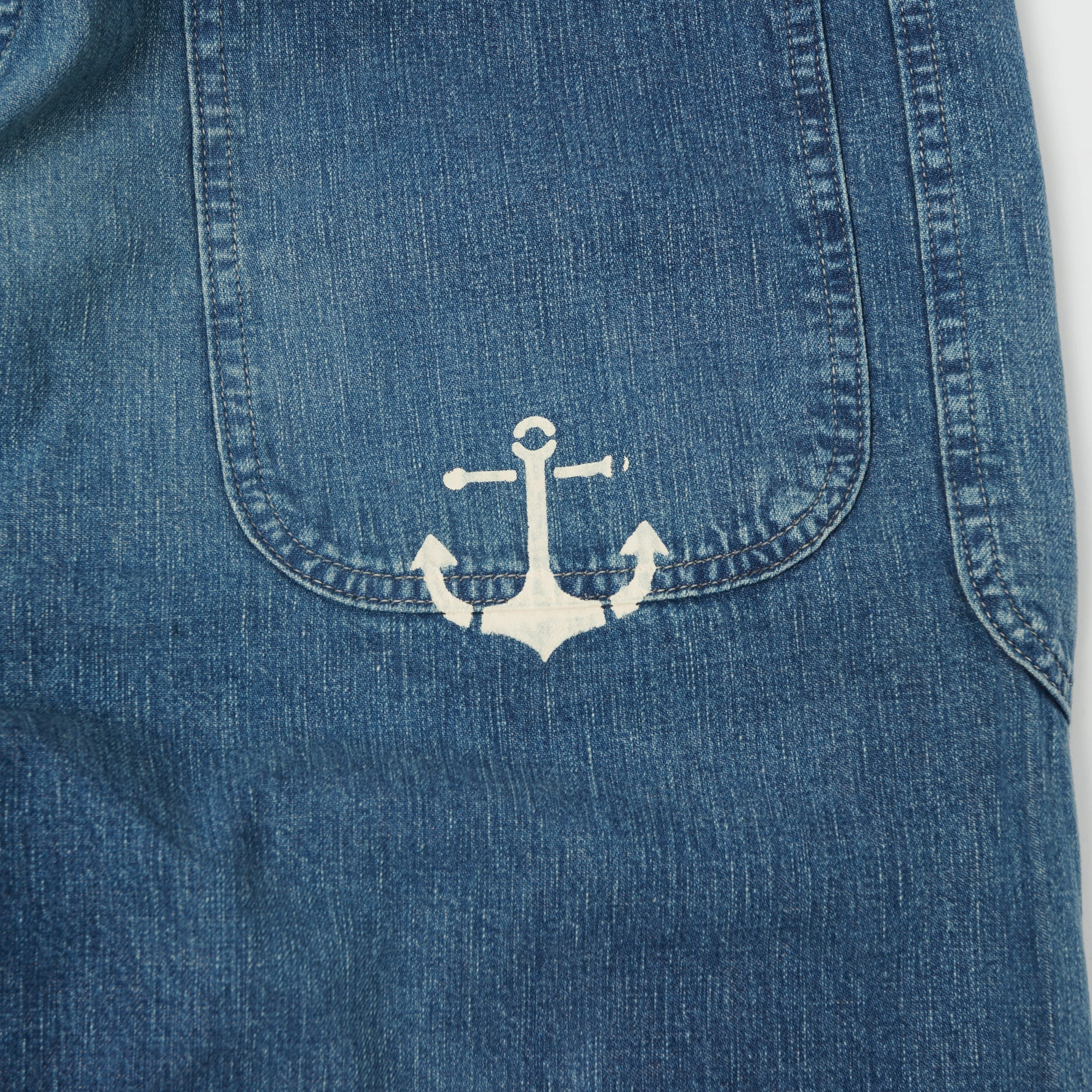 Warehouse & Co U.S. Navy Denim Seaman's Pant - Heavy Wash