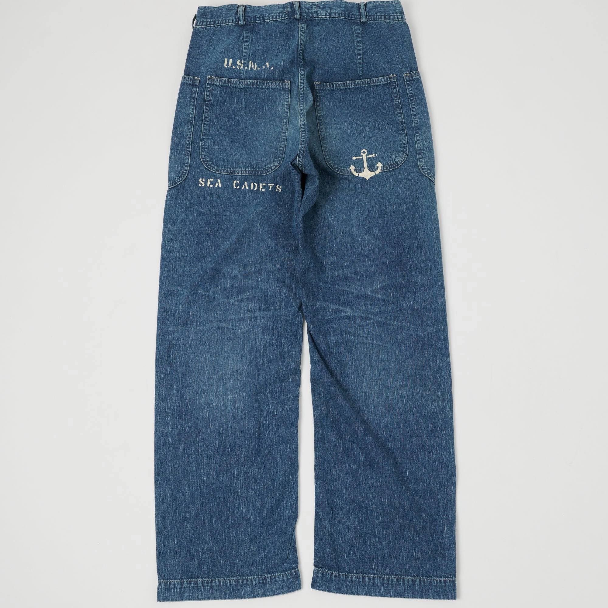 Warehouse & Co U.S. Navy Denim Seaman's Pant - Heavy Wash