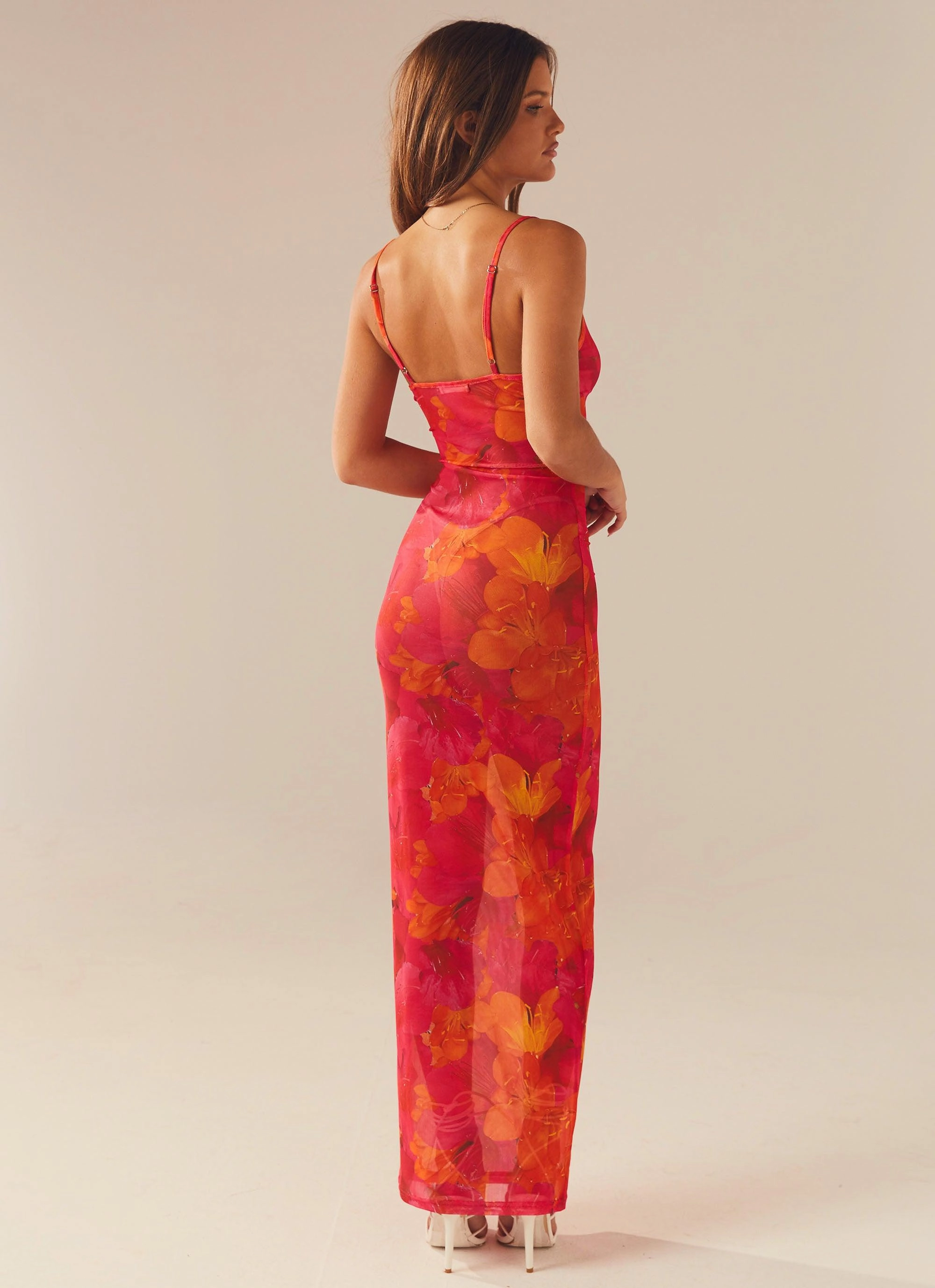 Timeless Waist Fit Soft and Light Love On The Run Maxi Dress - Floral Sun
