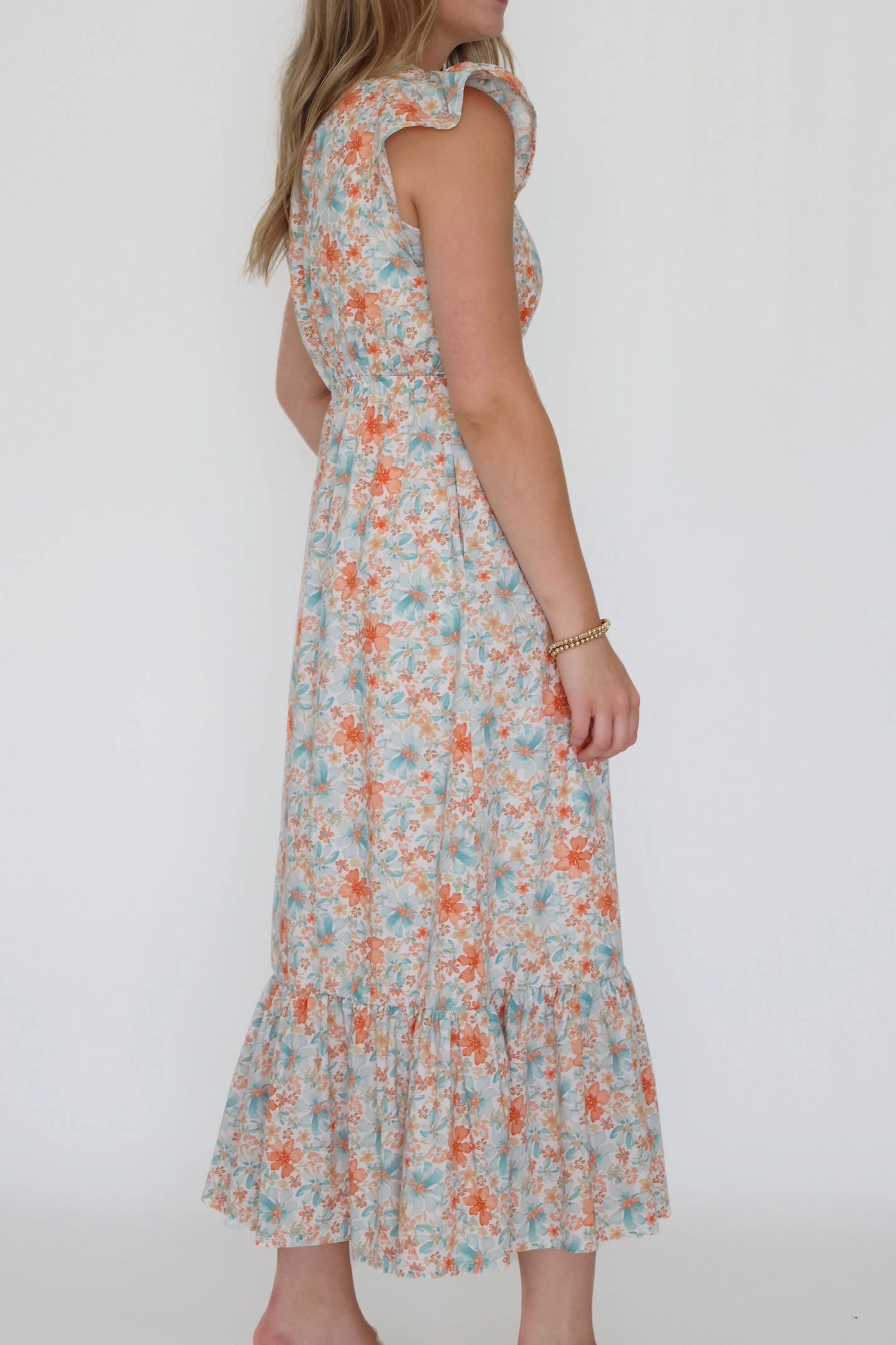 Water Color Midi Dress (FINAL SALE) Vintage Pullover