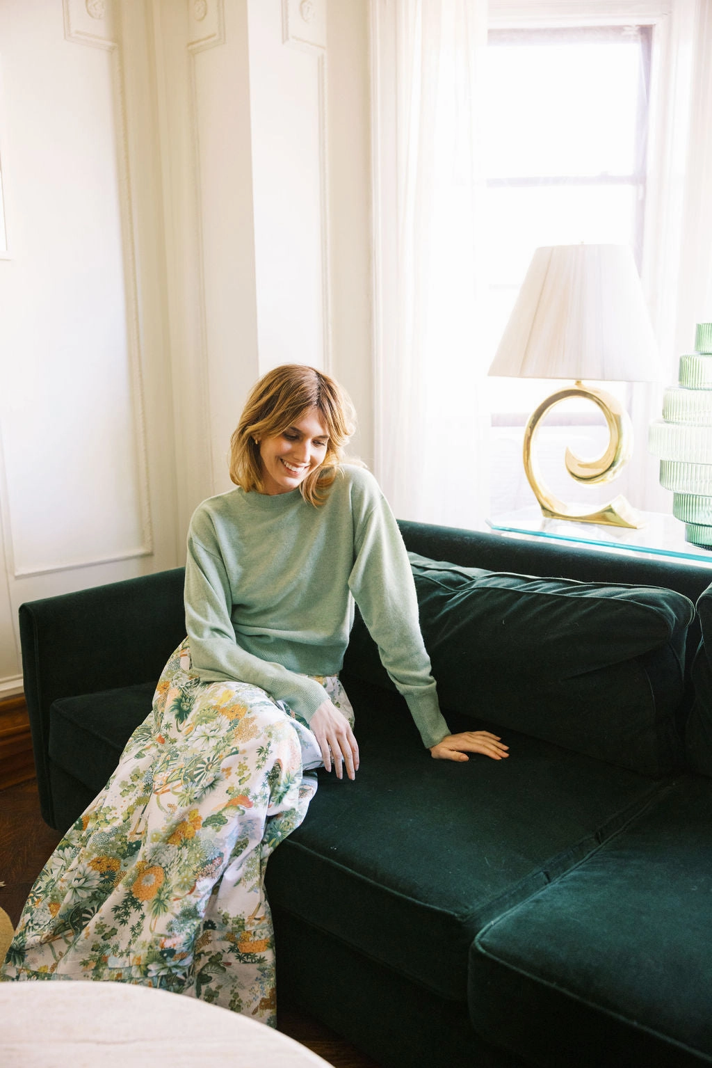 MASON'S DAUGHTER | Maxi Skirt, Spring Chinoiserie Minimal Fit