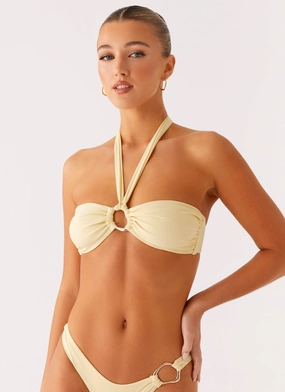 Waterproof Boxers Kivara Bikini Top - Yellow Bold colors Low Profile Hardware Kivara Bikini Top - Yellow
