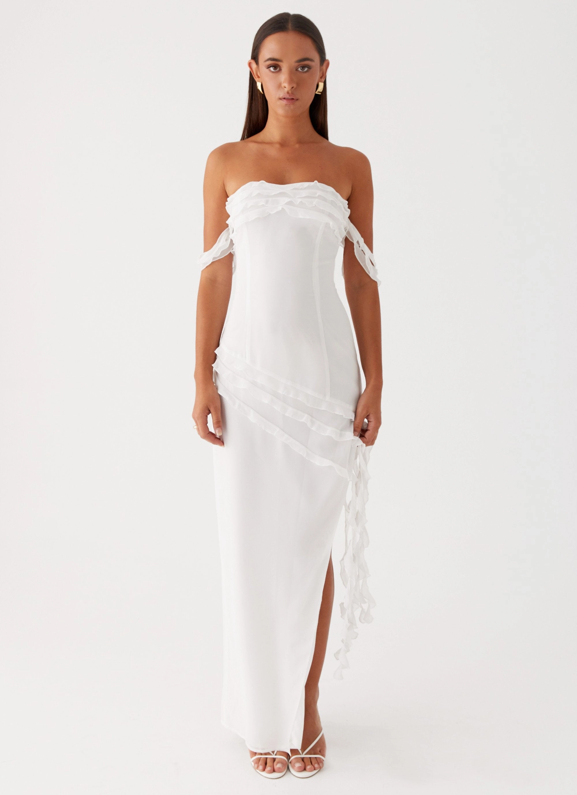 Alaska Maxi Dress - White Functional Layer