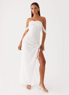 Light Shape Alaska Maxi Dress - White
