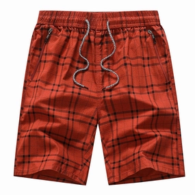 West Louis? Bermuda Elastic Waist Plaid Shorts West Louis? Bermuda Elastic Waist Plaid Shorts
