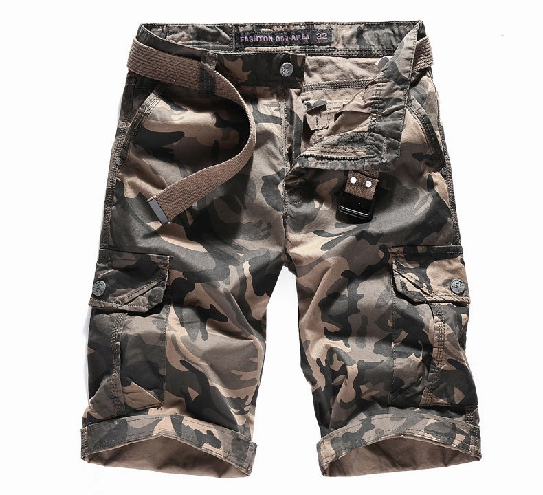 West Louis? Camouflage Cargo Cotton Shorts