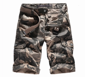 West Louis? Camouflage Cargo Cotton Shorts