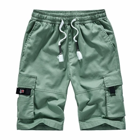 West Louis? Casual Loose Cotton Cargo Shorts