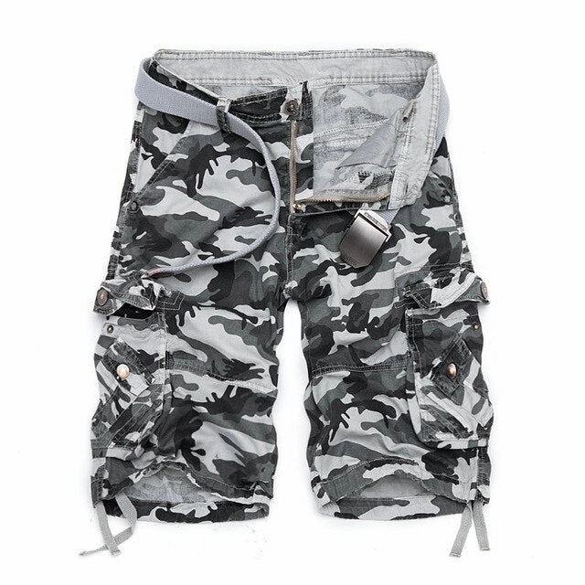 West Louis? Cotton Camouflage Cargo Shorts