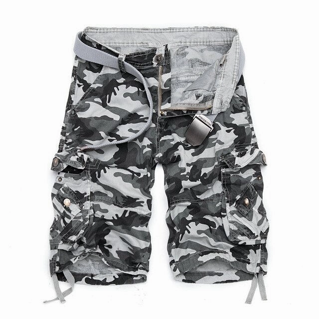 West Louis? Cotton Camouflage Cargo Shorts
