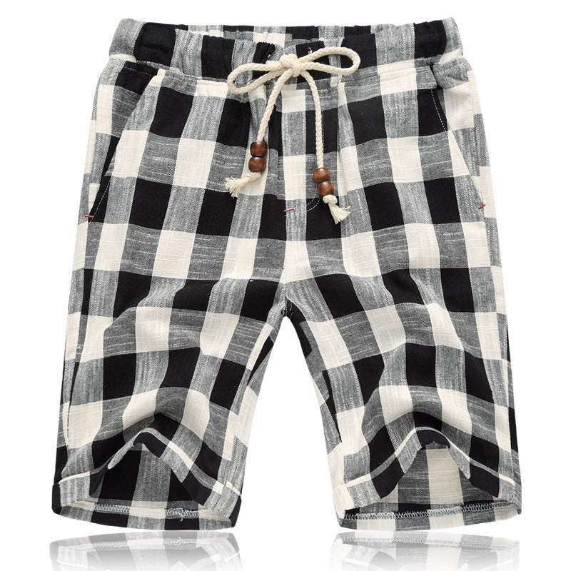 West Louis? Cotton Linen Stripe Shorts