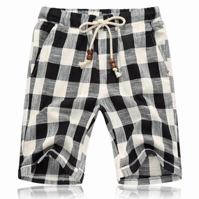 West Louis? Cotton Linen Stripe Shorts