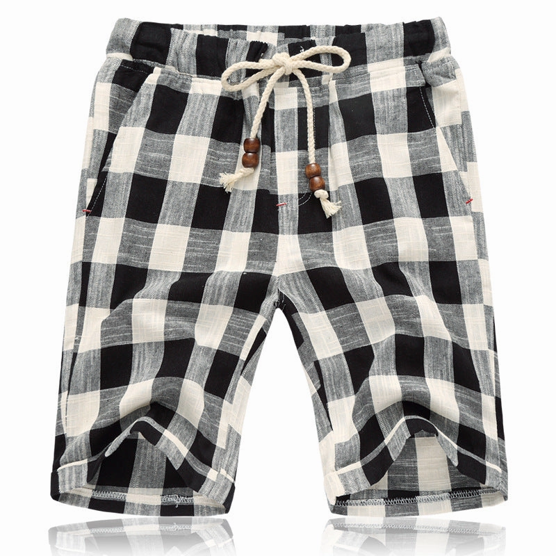 West Louis? Cotton Linen Stripe Shorts
