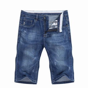 West Louis? Elasticity Scratched Fashion Pocket Denim Short West Louis? Elasticity Scratched Fashion Pocket Denim Short