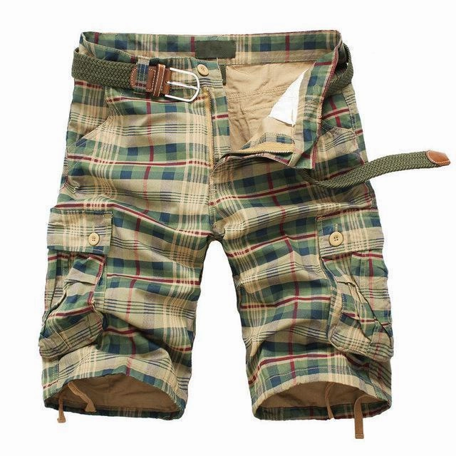 West Louis? Fashion Plaid Shorts