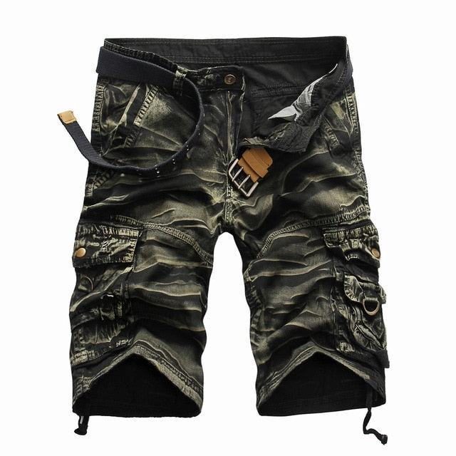 West Louis? Men's Comfortable Camo Cargo Shorts