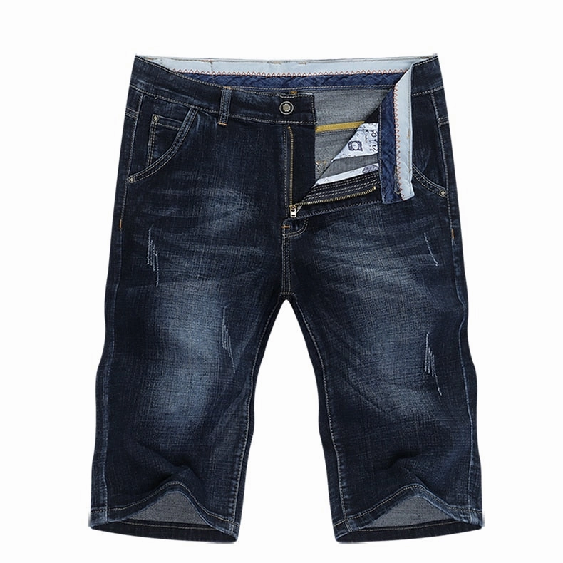 West Louis? Stretch Fashion Design Straight Jeans Short