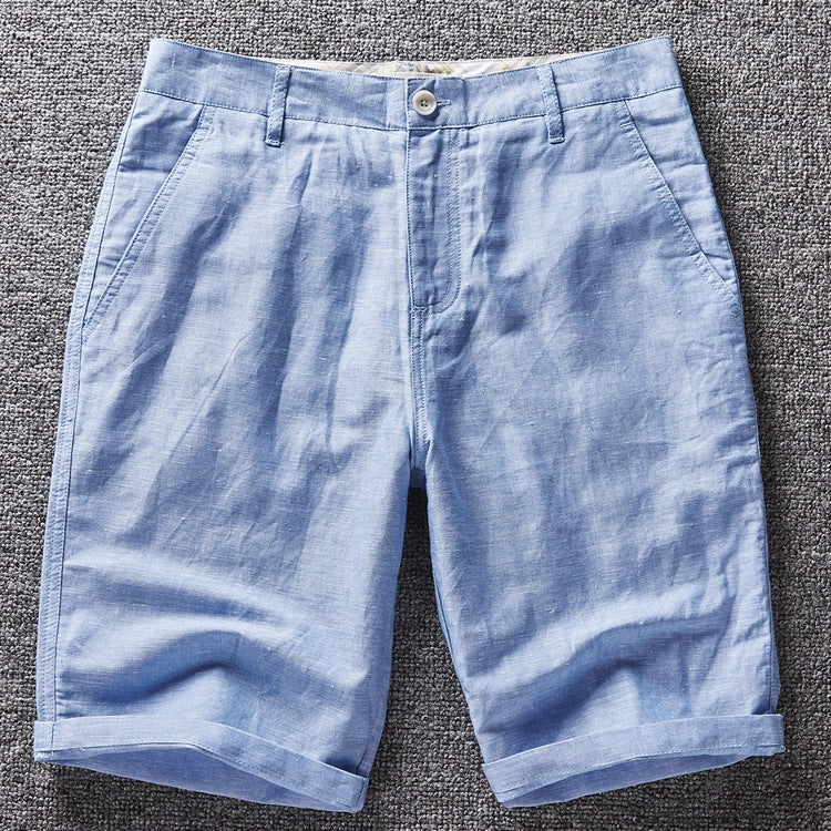 West Louis? Summer Linen Style Shorts