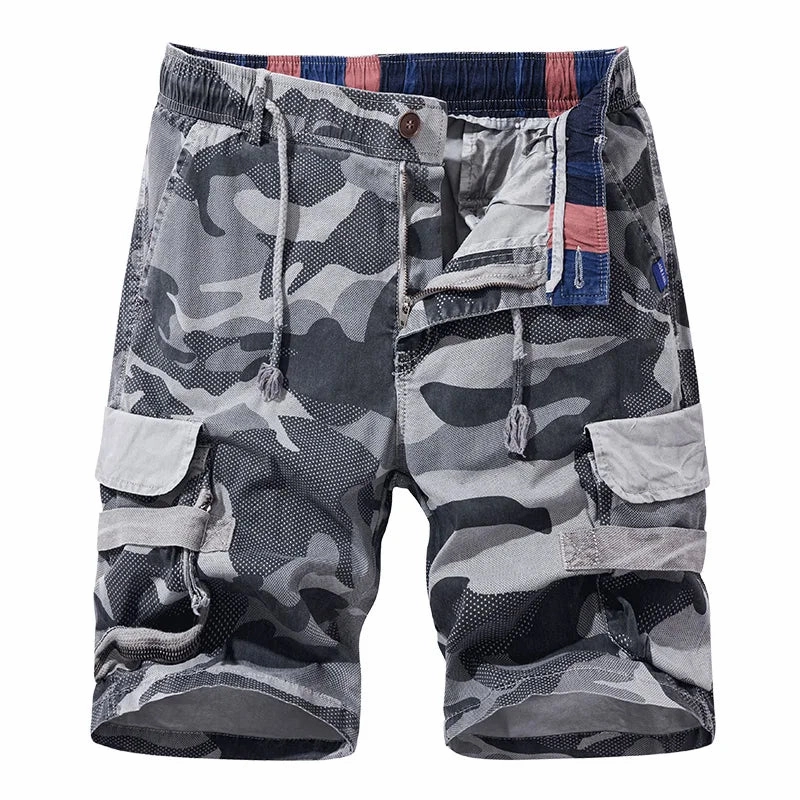 West Louis? Summer Men Cotton Camouflage Shorts