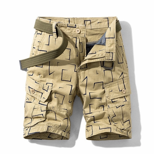 West Louis? Unique Pattern Cargo Shorts
