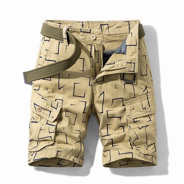 West Louis? Unique Pattern Cargo Shorts