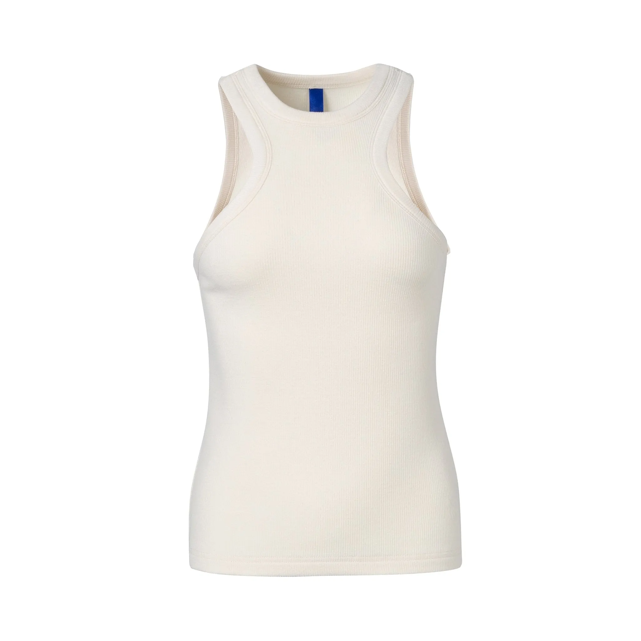 White Tight Knitted Tank Top
