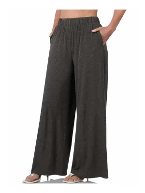 Wide Leg Pants - Curvy