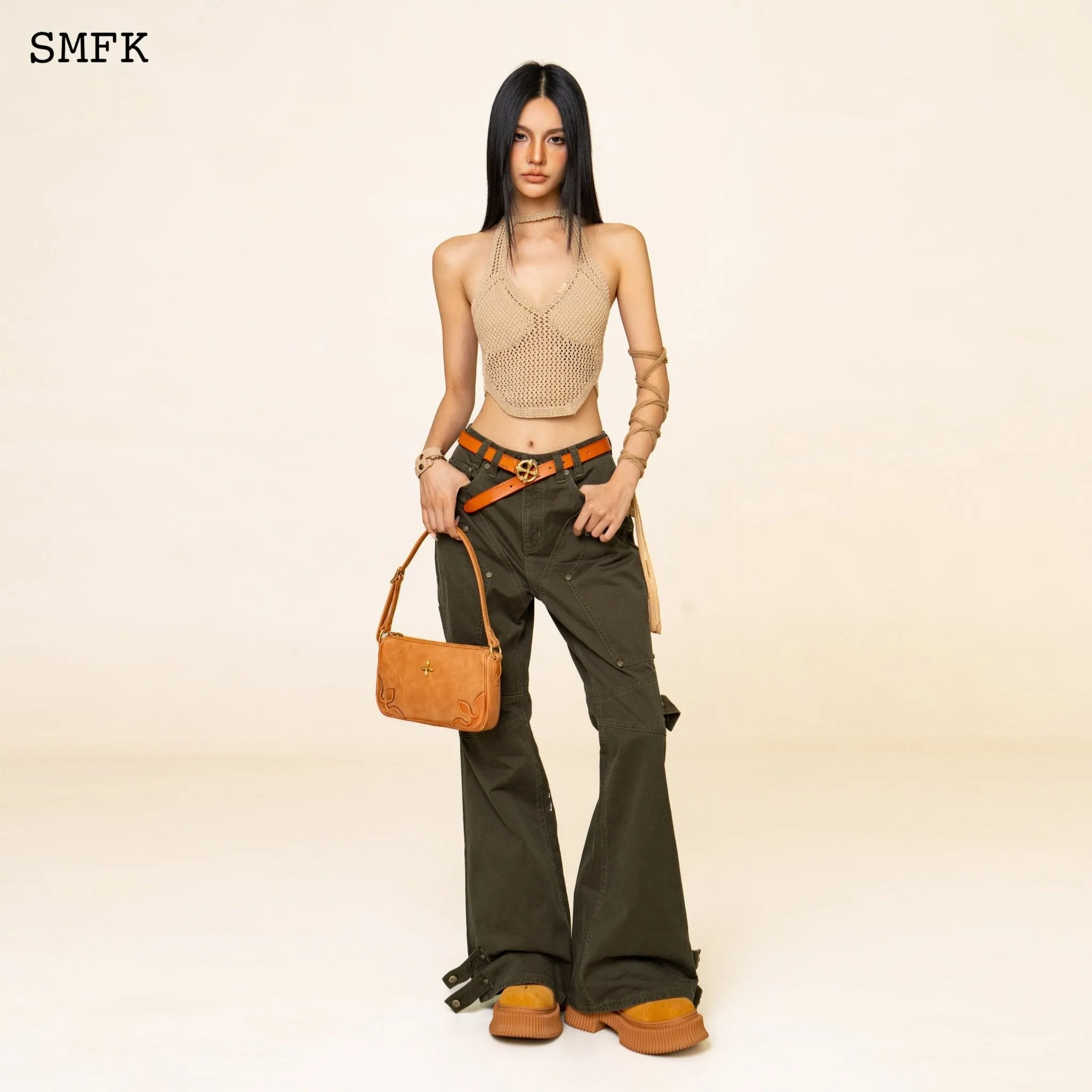 WildWorld Desert Viper Weaved Suspender Top