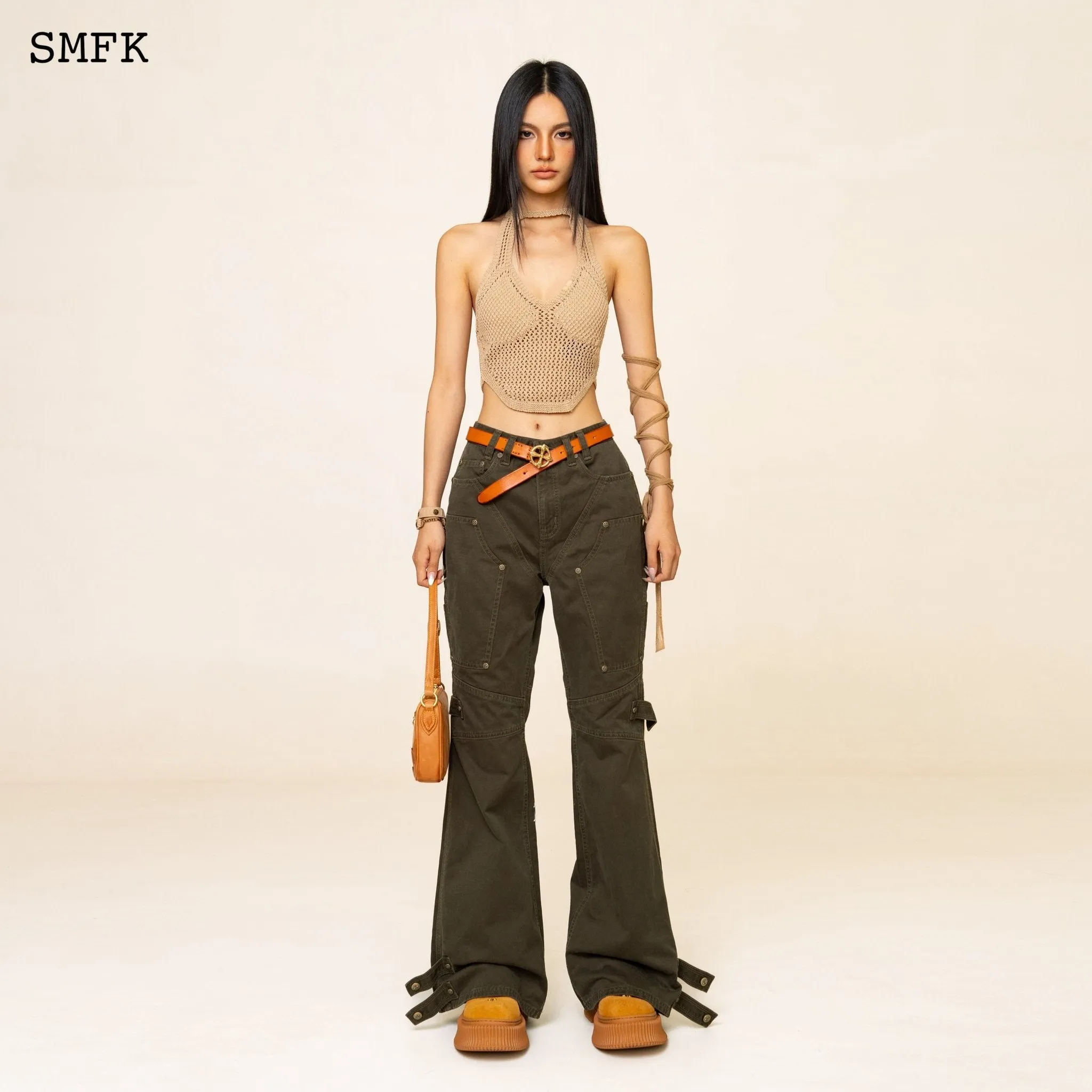 WildWorld Desert Viper Weaved Suspender Top