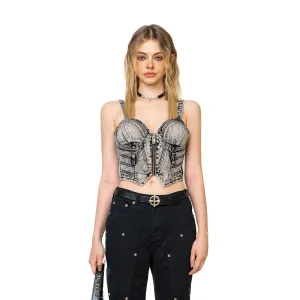 WildWorld Rider Snowflake Tube Top