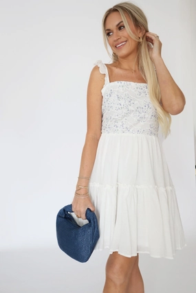 Windproof Layer Glendale Sundress (FINAL SALE) Glendale Sundress (FINAL SALE) Drop Shoulder Silhouette