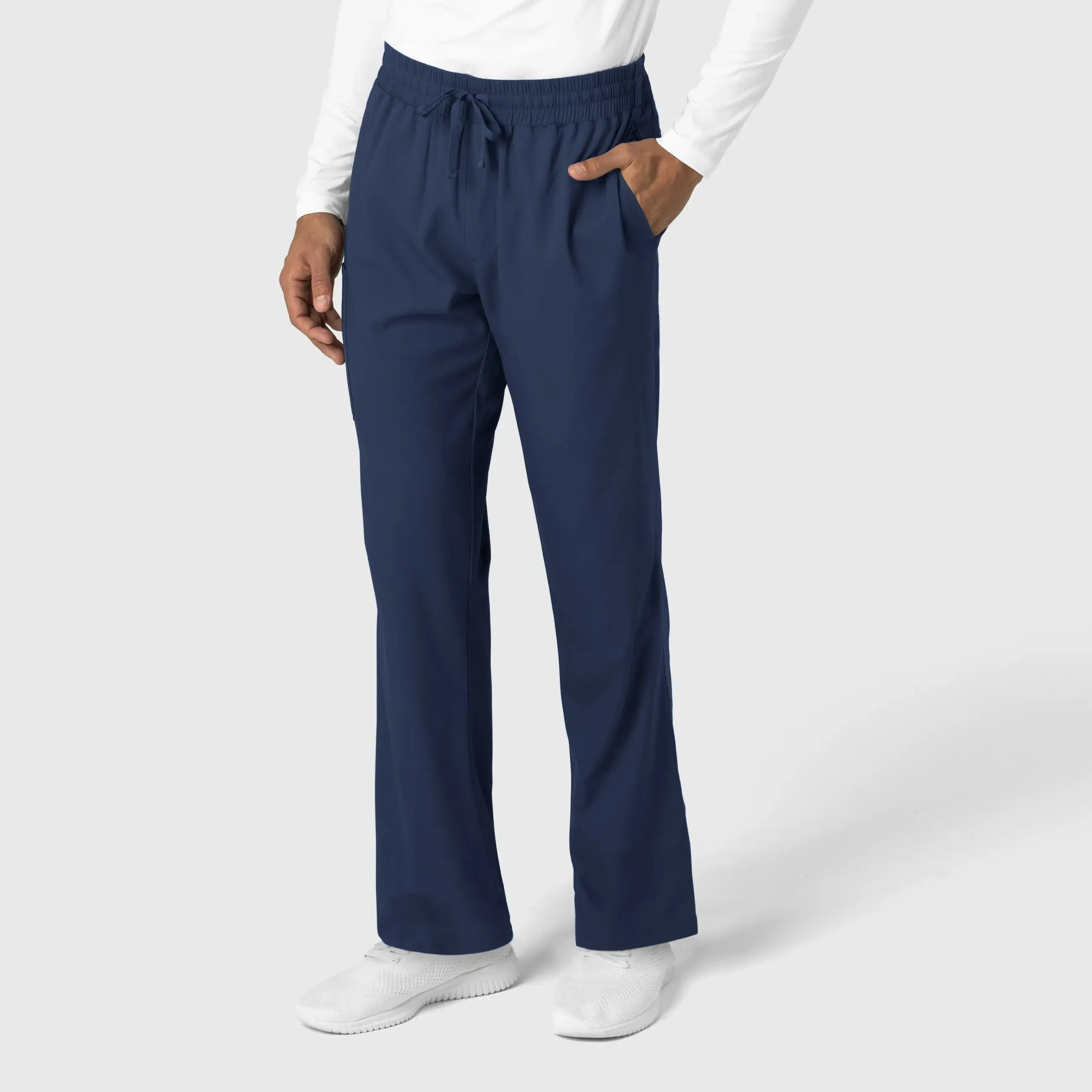 Wink Men's Straight Leg Scrub Pant - Navy