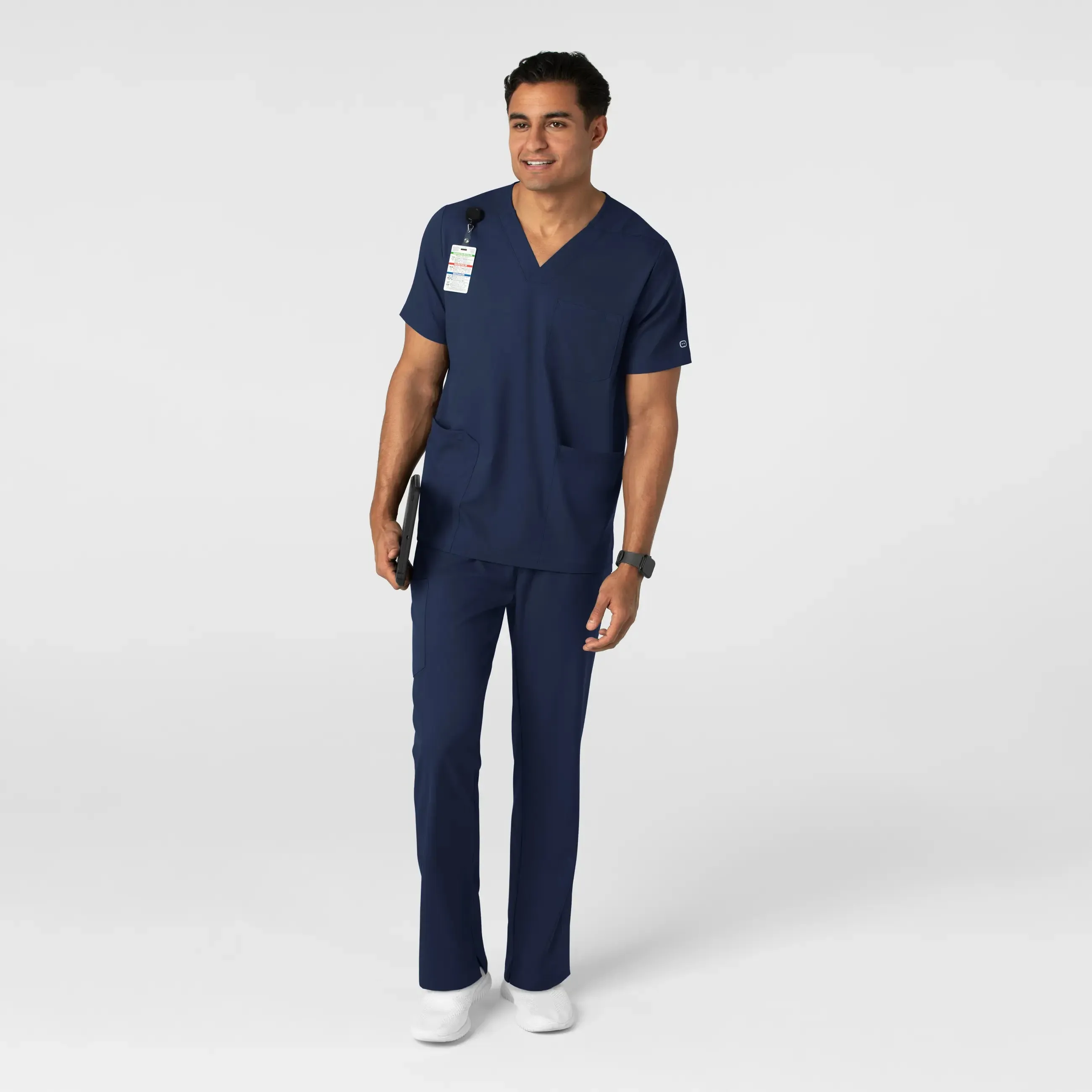Wink Men's Straight Leg Scrub Pant - Navy